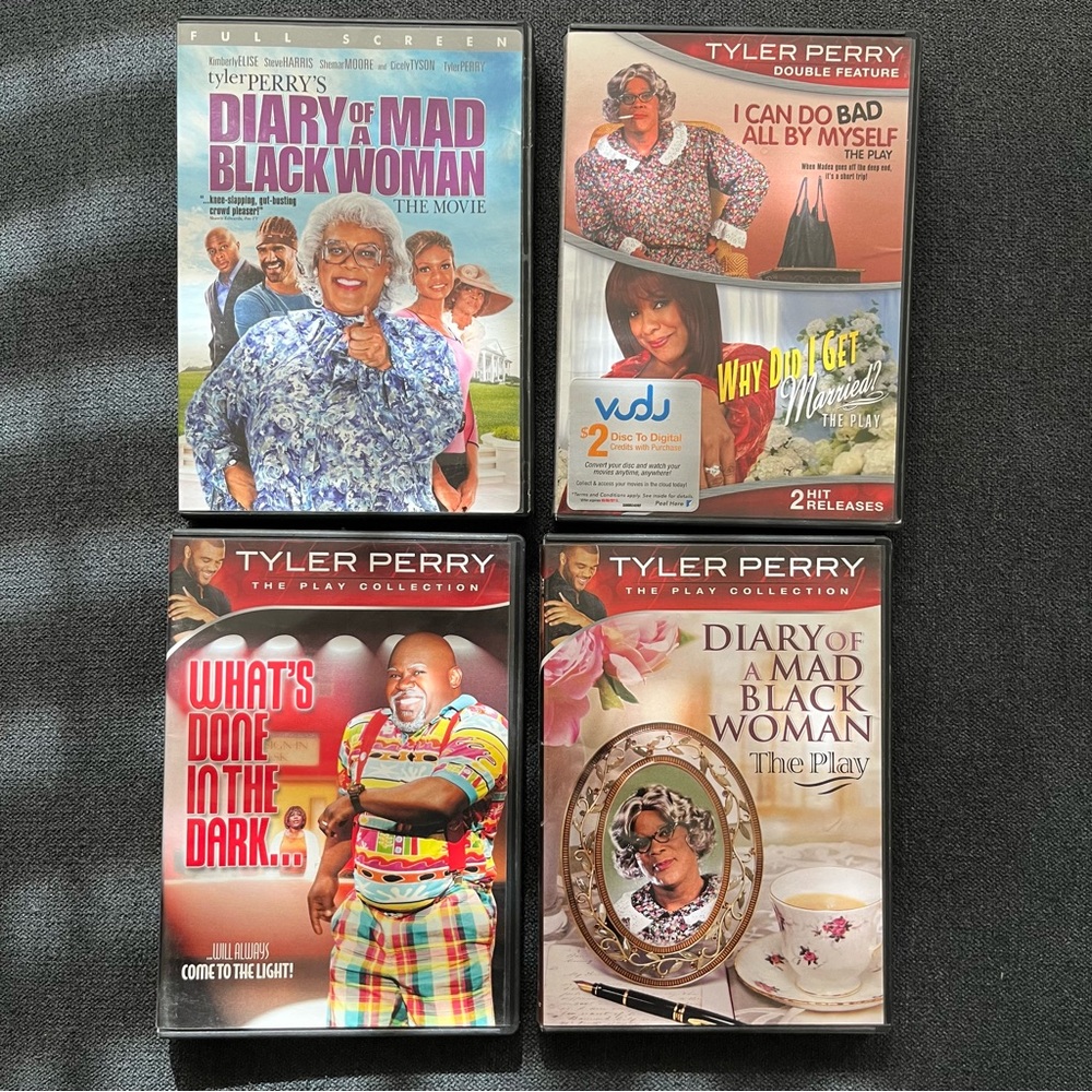 Tyler Perry DVD Collection Bundle of 4